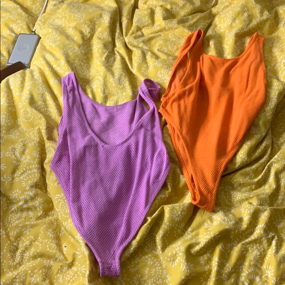 Forever 21 Mesh bodysuits